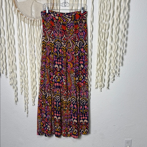 Boden Gracee Crinkle Maxi Skirt with pockets Size 8R - Picture 2 of 11